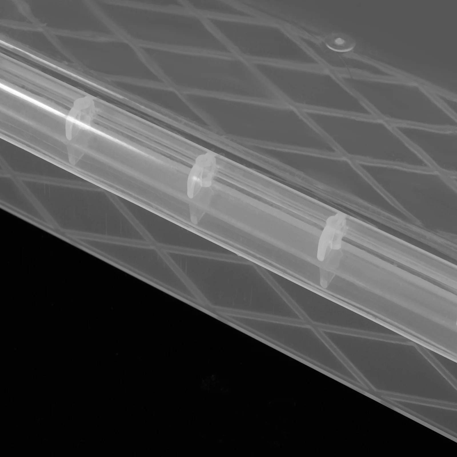 

4Pcs Clear Plastic Pencil Case Stackable Large Capacity Pen Organizer Storage Box for School Office 30cm Clear Pencil Case