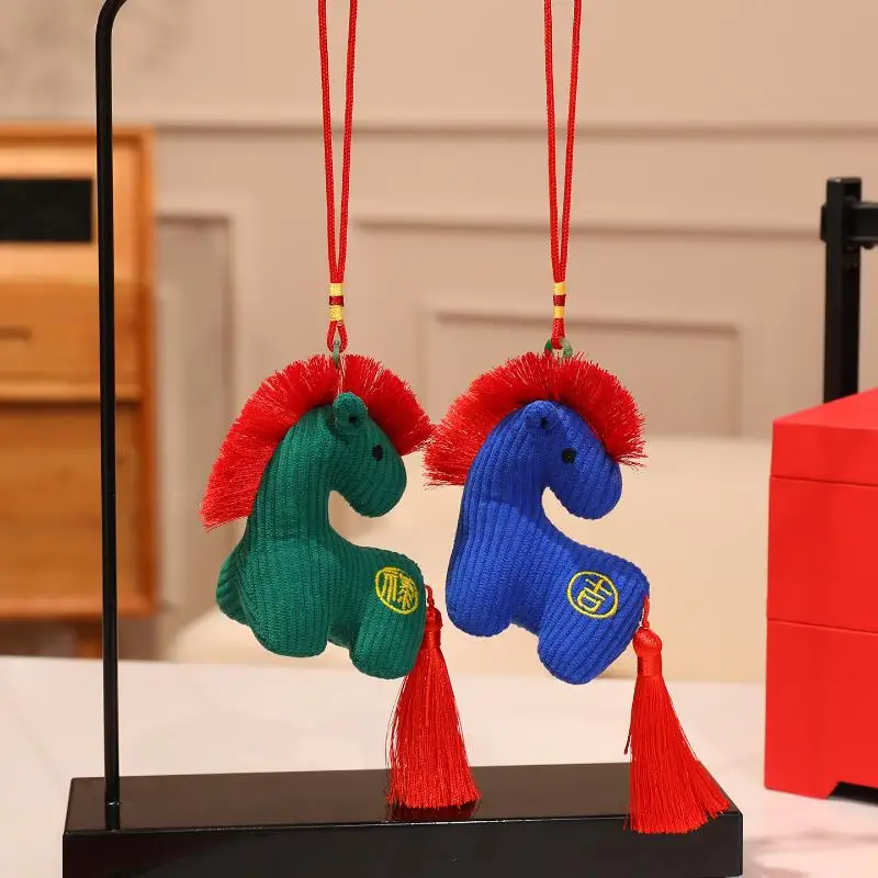 1 st 2026 Jaar Van Het Paard Mascotte Knuffel Hanger Zachte Pasgeboren Geschenken Pony Pop Woondecoratie