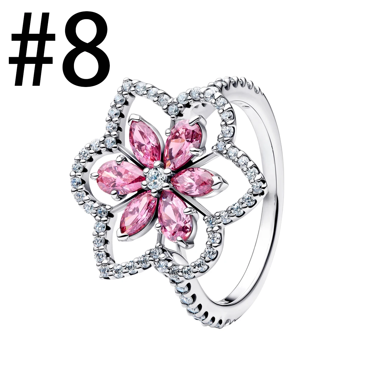 Nieuwe 925 Sterling Zilver Vierklaverblad Bloem Oor Stud Ring Hanger Kraal geschikt voor DIY Dames Armbanden Kettingen Sieraden Cadeaus