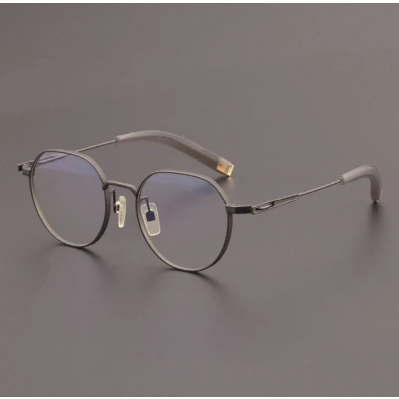 

Pure titanium glasses frame DLX108 anti-blue myopia glasses frame men's and women's retro literary full frame