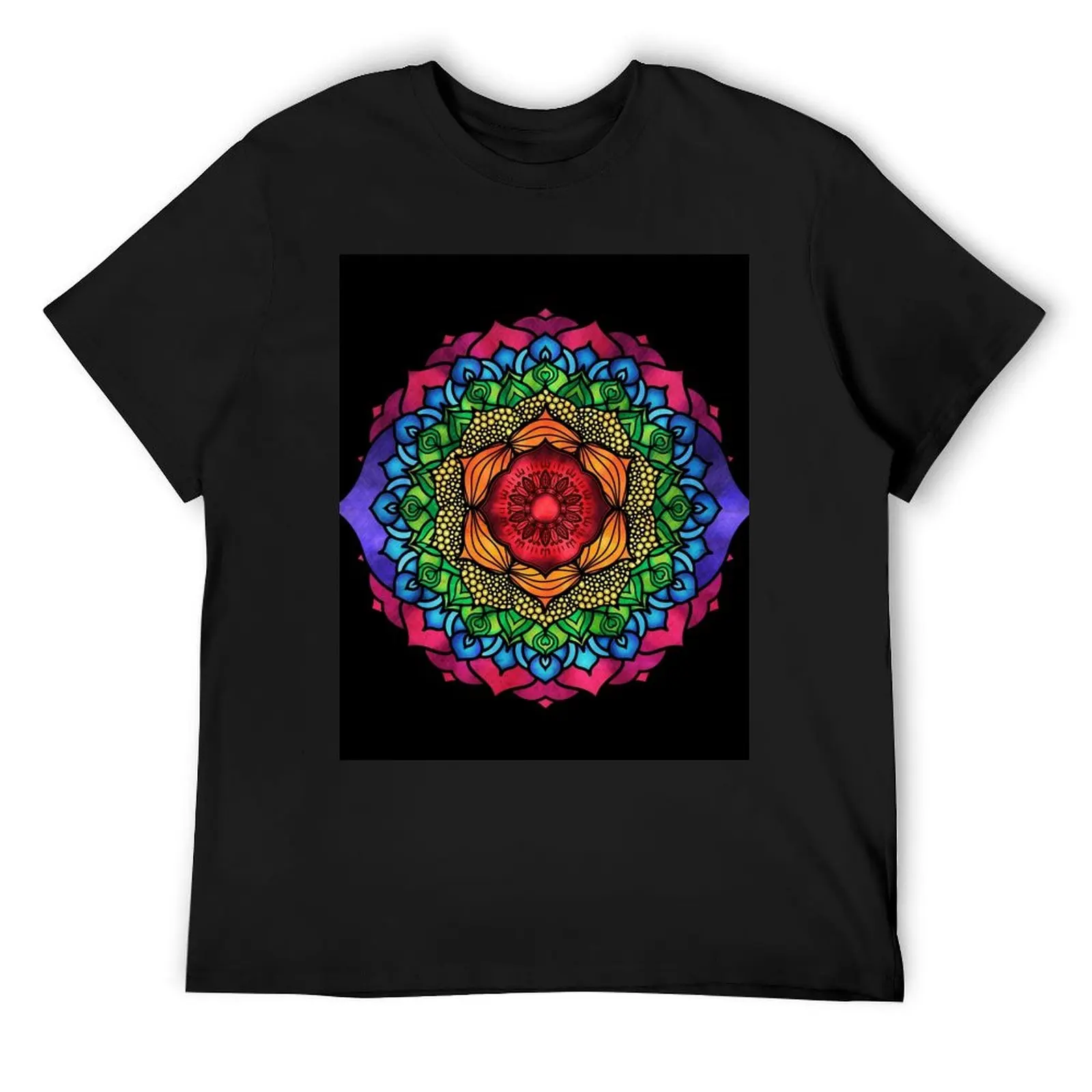 7 Chakra Mandala – 01 BBG T-Shirt vintage t shirts oversized customs quick drying Short sleeve tee men