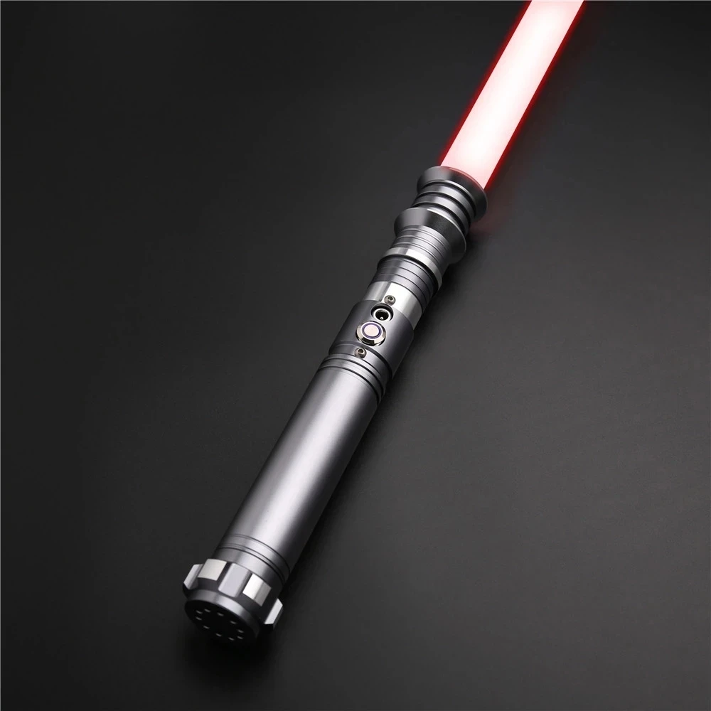 RGB Lightsaber Metal Laser Sword Heavy Dueling 12 Color 5 SoundFonts FOC Blaster Espada Rave Weapon Flashing Toys Sabre De Luz