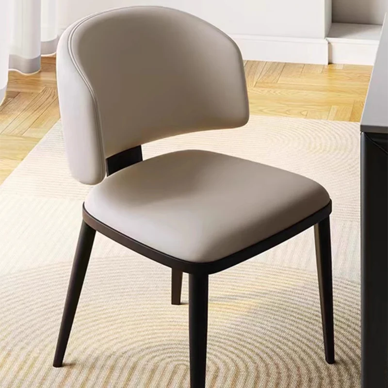 

Italian Modern Dining Chairs Minimalist Armchair Vintage Trendy Dining Chairs Grey Designer Sedie Sala Da Pranzo Home Furniture