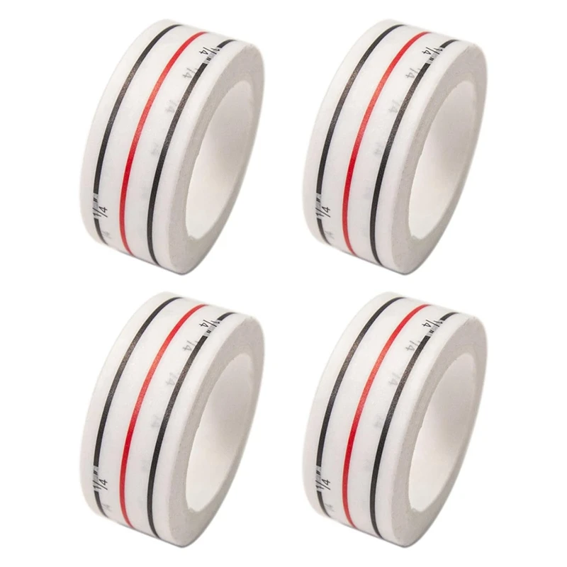 

4Pcs Seamingly Seam Guide Instruction Tool Sewing Basting Tape Machine Sewing Machines Seam Tapes