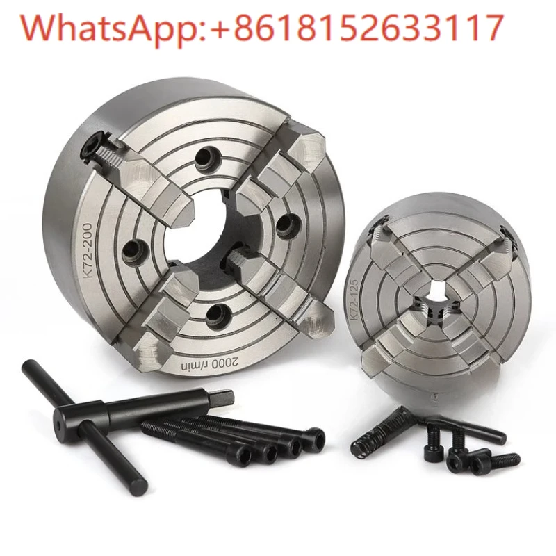 1 قطعة أربعة الفك عمل واحد تشاك K72-80/100/125/160/200/250/320/400/500 أربعة الفك