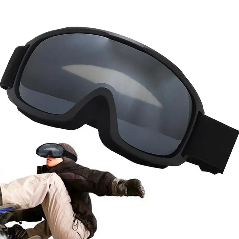 Snow Goggles Women Anti-Fog Ski Goggles Double-Layer Snow Goggles Adjustable Snowboard Goggles Over Glasses Spherical Ski