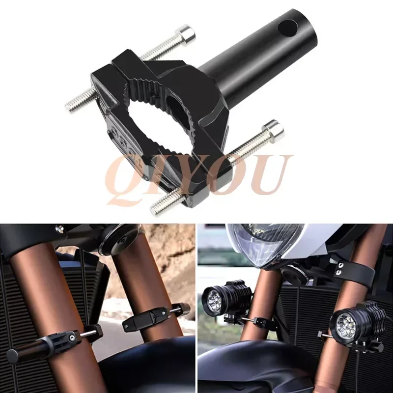 Motorcycle Bicycle Mount Bracket Light Bar Mount Clamps Bar Holder Clamp Offroad Tube Clamps Mounting Brackets for LED Light