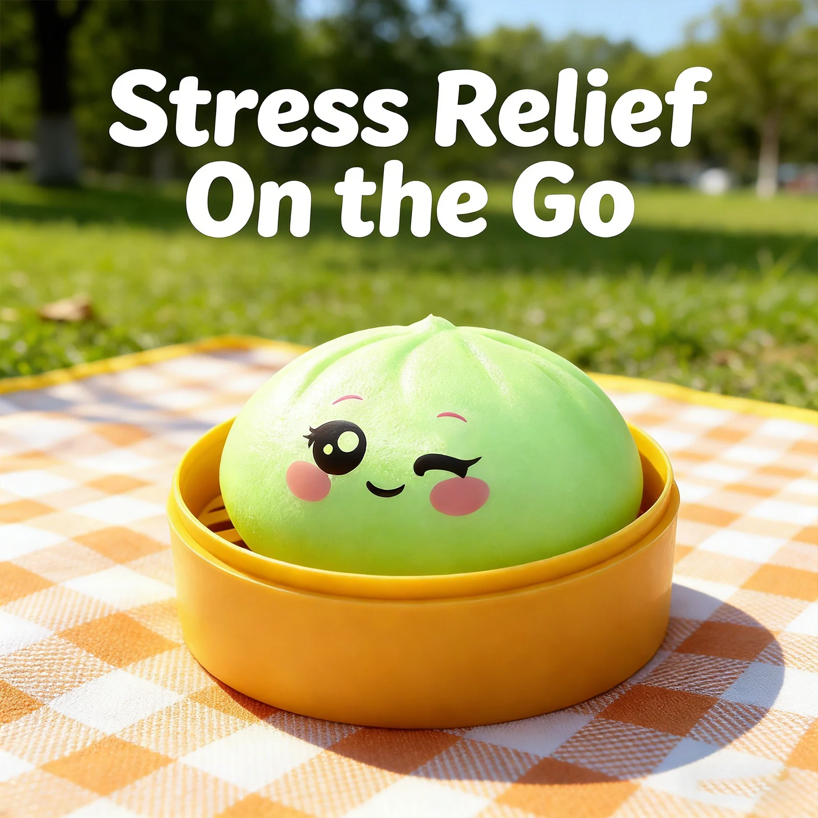 Colorful Simulated Dumpling Stress Ball Relaxing Relieving Anxiety Antistress Enhancing Happiness Rebound Stress Reliever Toy