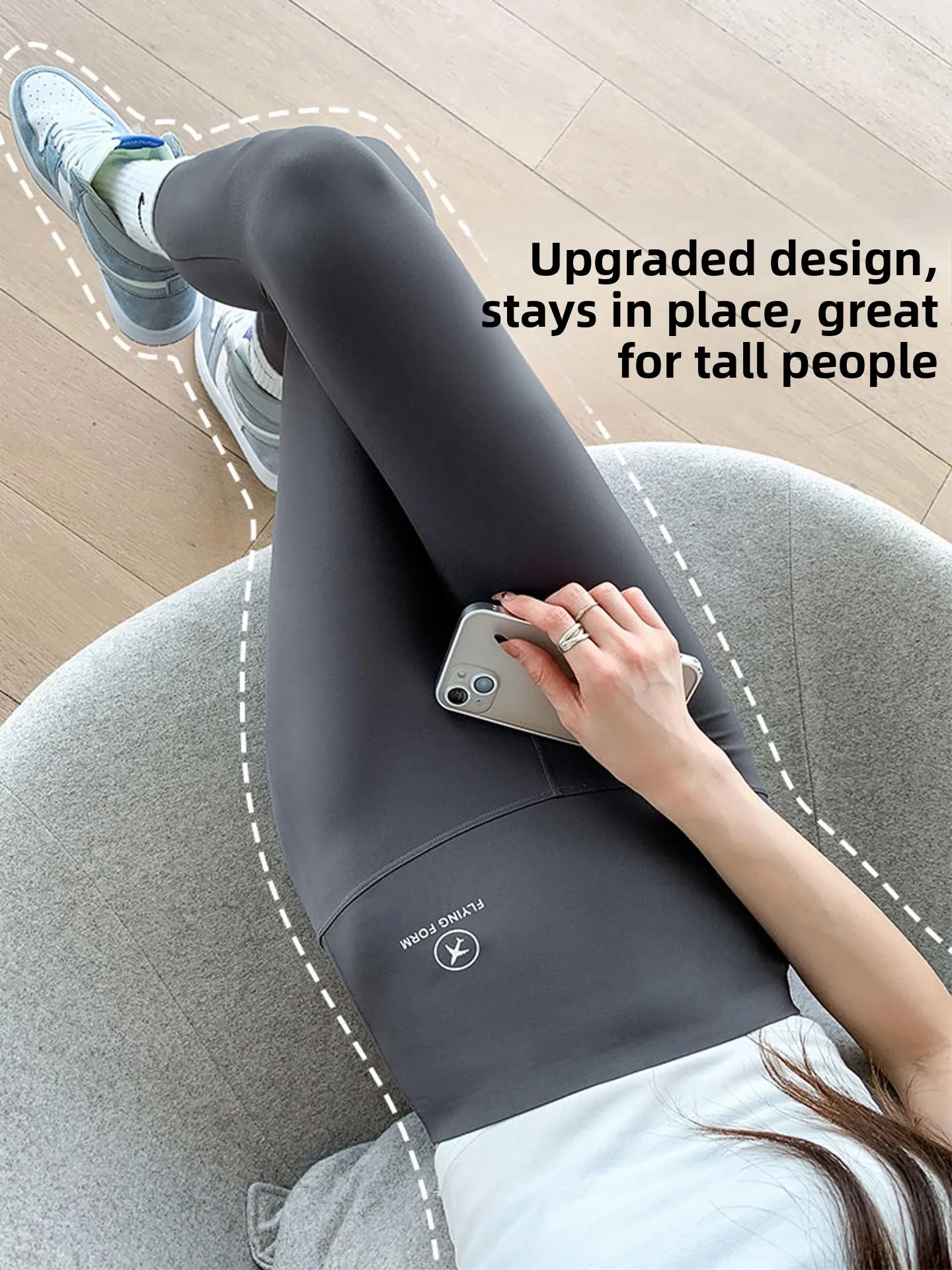 

High Waist Thiened Fce arkskin Yoga Pants Women's Outerwear Autumn Winter Tight Fit Butt Lifting Trousers Leggings