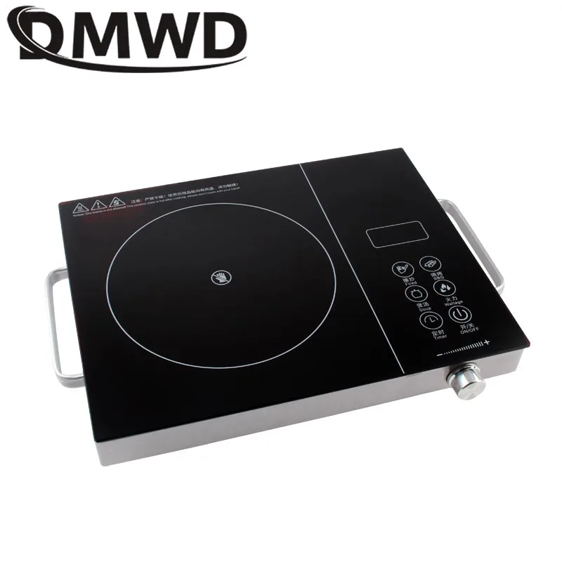 2200W Electric Ceramic Heater High Power Induction Cooktop Intelligent Hot Pot Stove With Timer Infrare Heating Furnace 110V