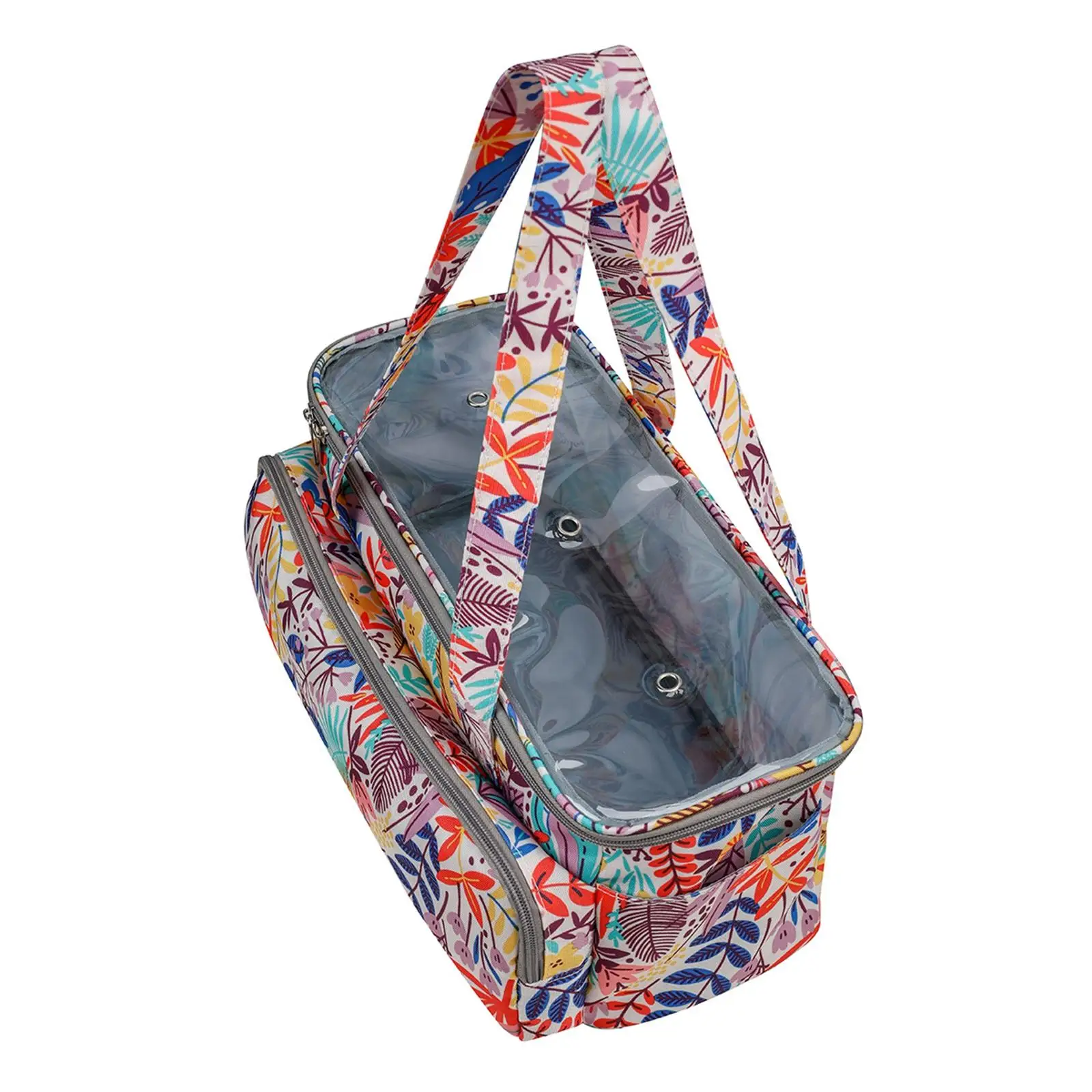 

Yarn Storage Organizer Tote Shoulder Strap Knitting Bag Yarn Holder Bag for