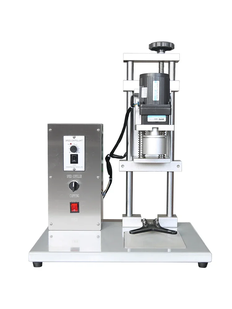 Semi-Automatic Melting Cover Machine Duck Mouth Cover Can Sealing Machine Laundry Detergent Cap Screwing