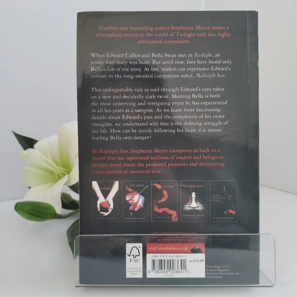 Midnight Sun By Stephenie Meyer | The Twilight Saga Book 5 | Edward Cullen's Long-Awaited Side of The Iconic Love Story