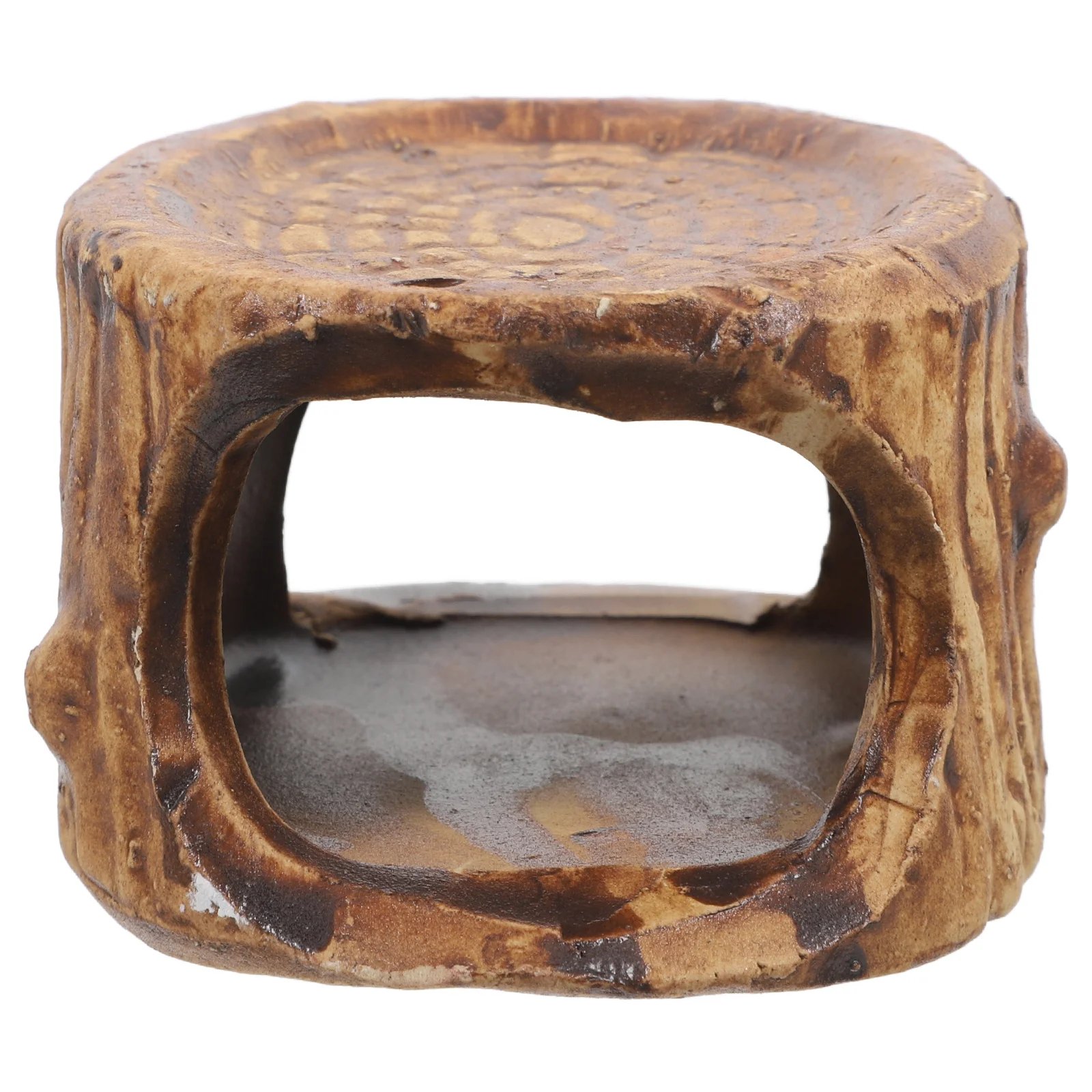 

Ceramic Fish Cave Aquarium Shelter Durable Breeding Hideout Fish Tank Decoration Turtle Basking Platform Shrimp Cave Aquarium
