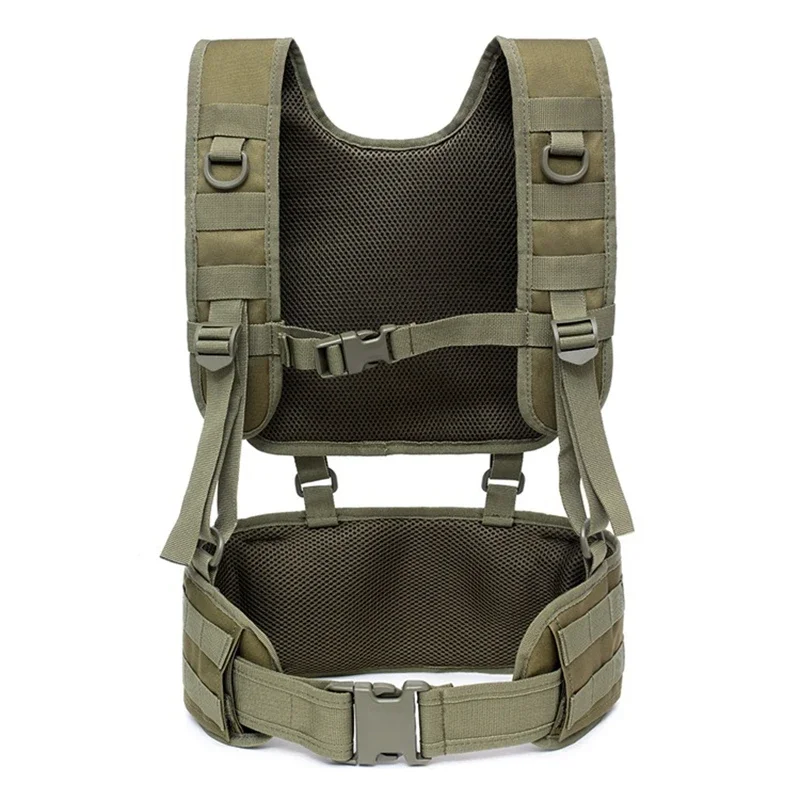 Tactical Vest Molle Chest Rig Airsoft Weapon Waist Belt Detachable Duty Belt Paintball Equipment Outdoor Hunting Vest