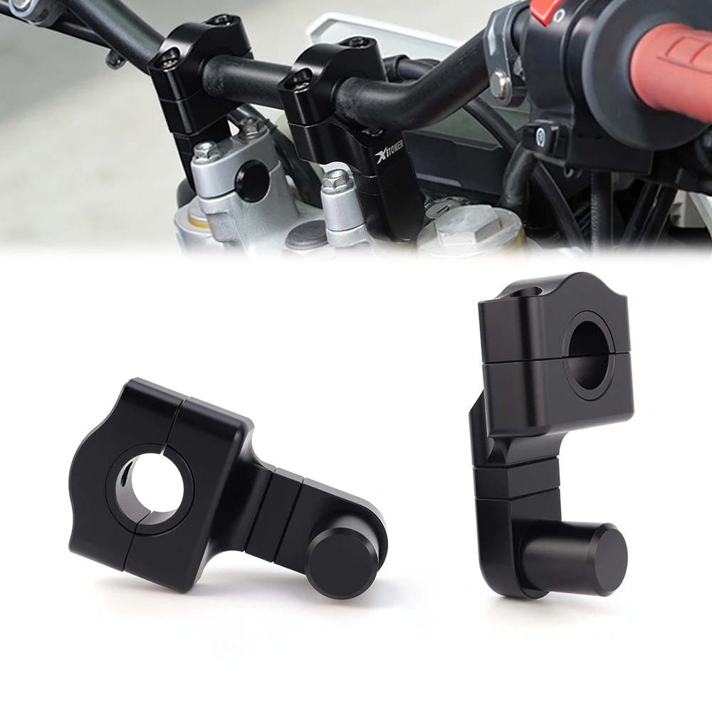 

22mm Motorcycle Handlebar Risers Rotating Fit For Triumph Trophy 900 Speed Triple 750 900 Street Triple 675 Bonneville SE