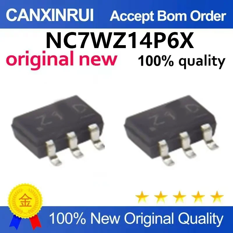 （5pcs-100pcs）Brand new original NC7WZ14P6X silk screen Z14 * SOT-363 logic chip