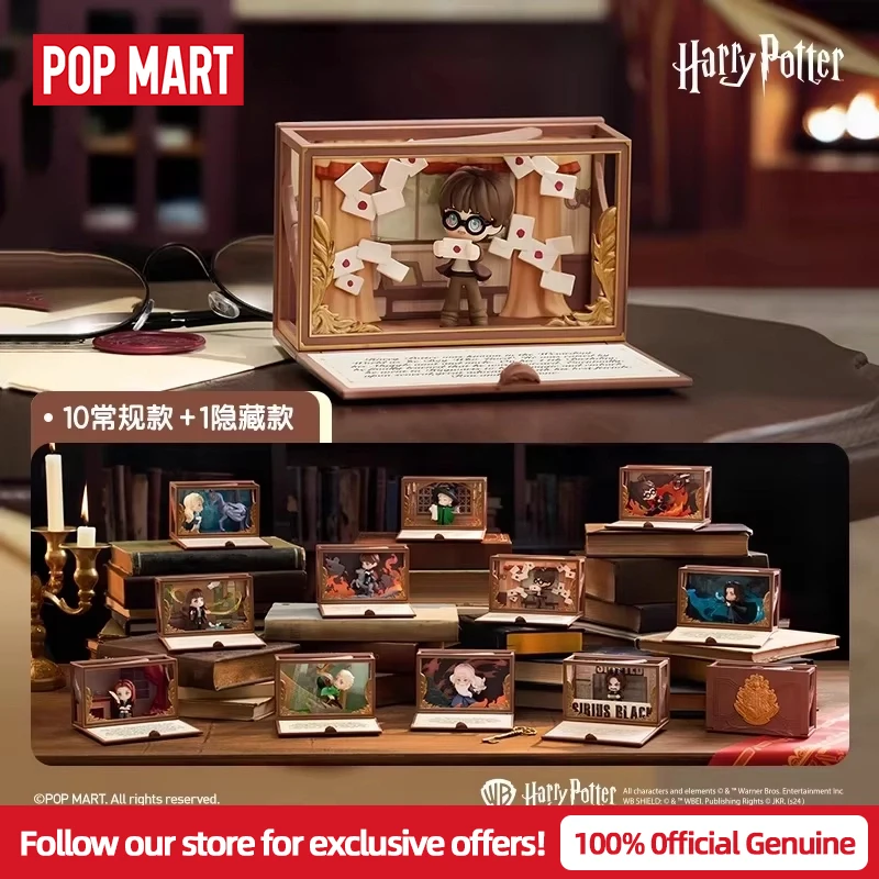 

Genuine POPMART Harry Potter Hogwarts Biographical Series Blind Box Guess Bag Toys Doll Cute Anime Figure Ornaments Gift