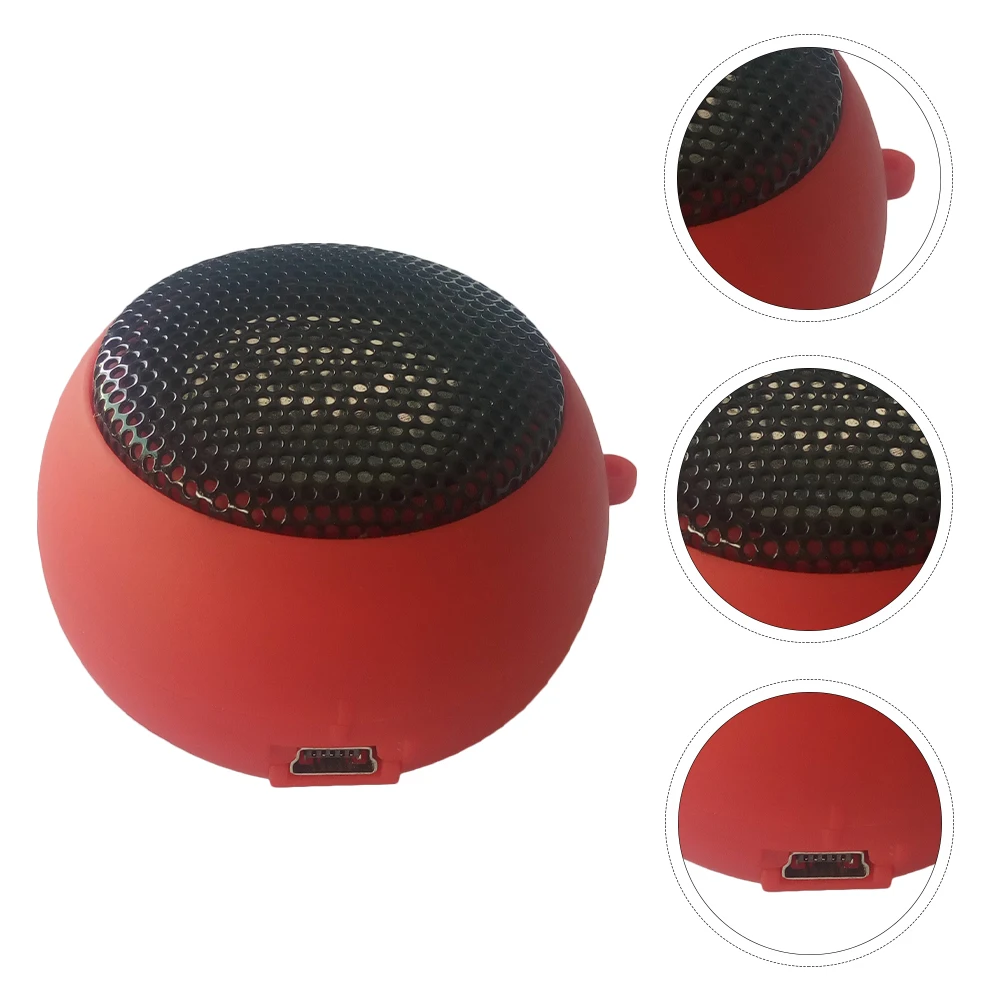 

USB Charging Speaker for Computer Laptop Mini Portable Loudspeaker Built-in 3.5mm Cable Rechargeable External Audio Box Tablet
