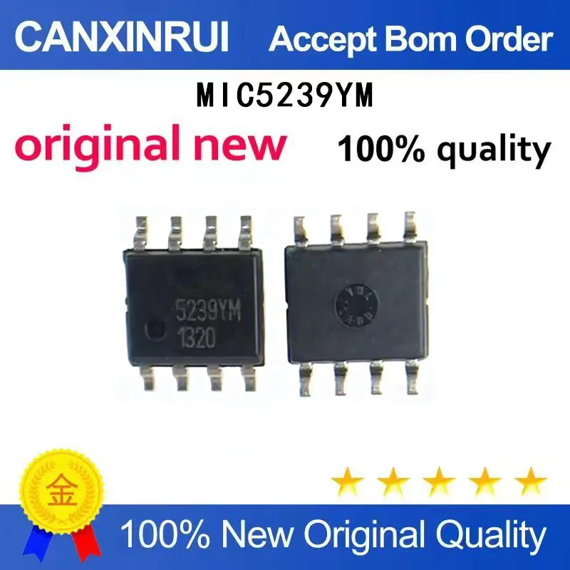 

(5-100 Pieces) Brand new original MIC5239YM 5239YM SOP-8 chip in stock