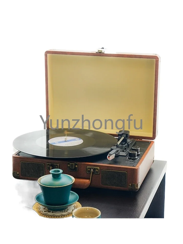 

Record Player Valentine's Day Gift Box Record Player Retro Phonograph Bluetooth Speaker Living Room Audio