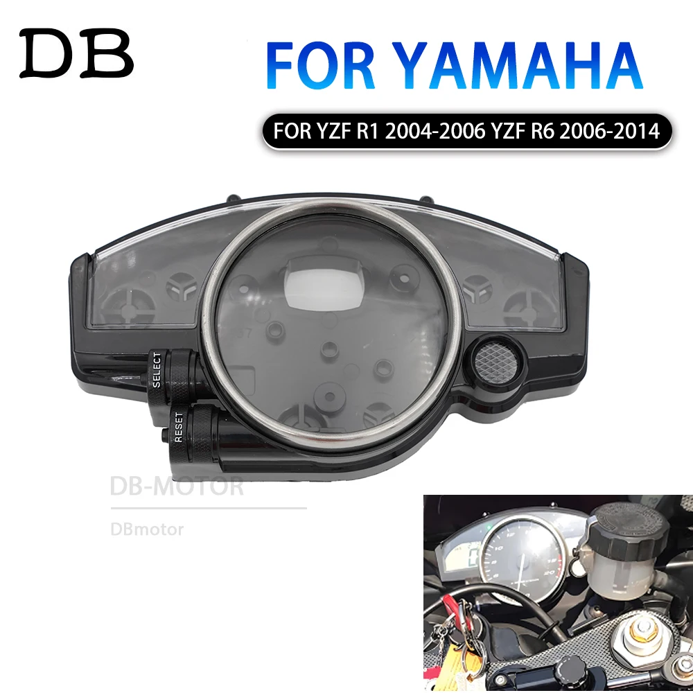 

Motorcycle Speedometer Tachometer Gauge Case Cover For Yamaha YZF R1 2004 - 2006 YZF R6 2006 - 2014 2013 2012 2011 Accessories