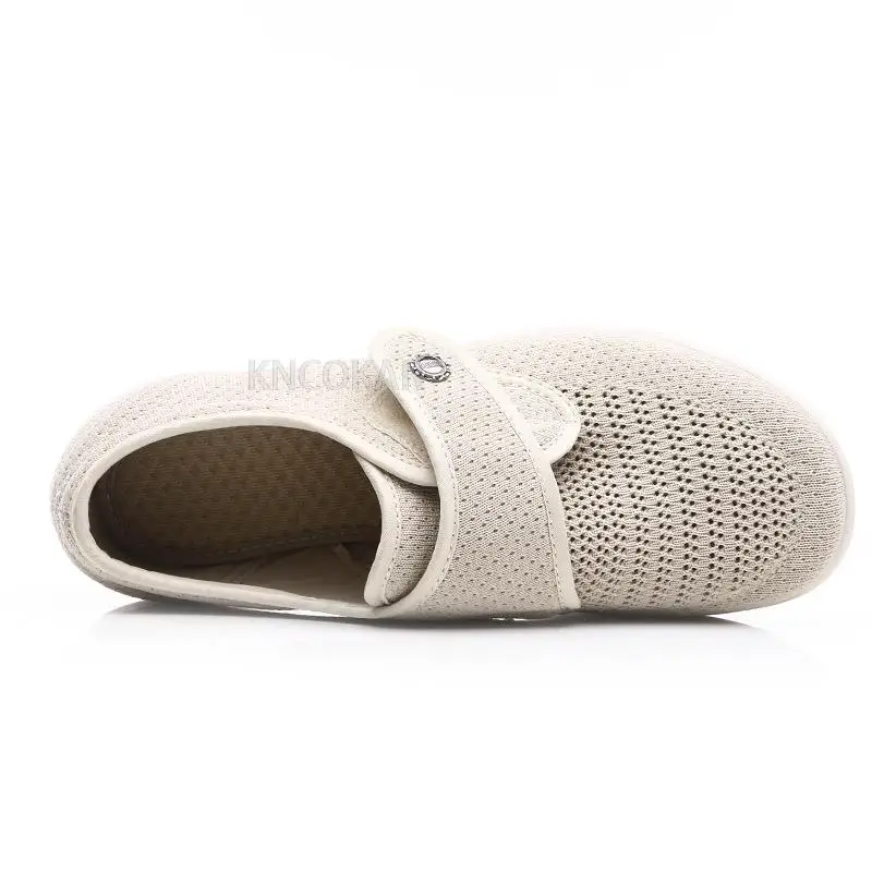The elderly Orthopedics Wide Feet Swollen Shoes Thumb Eversion Adjusting Soft Comfortable Diabetic Shoes Mom and dad Shoes