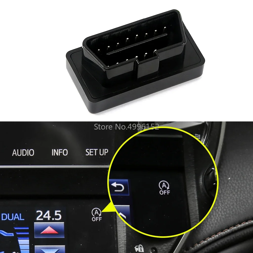 For Toyota Crown S210 2012-2017 Car Auto Start Stop Canceller Automatic Stop Start Engine Eliminator Device OBD Plug Disabler