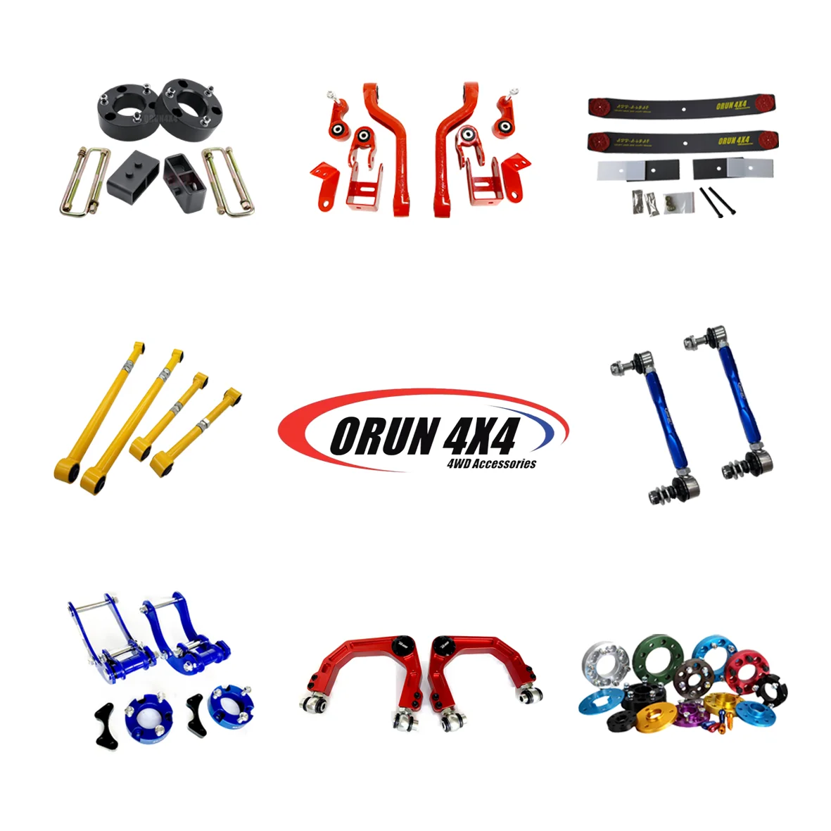 4x4 리프트 키트 전후방 레벨링 키트 코일 스프링 쇼크 스페이서 FJ 크루저용