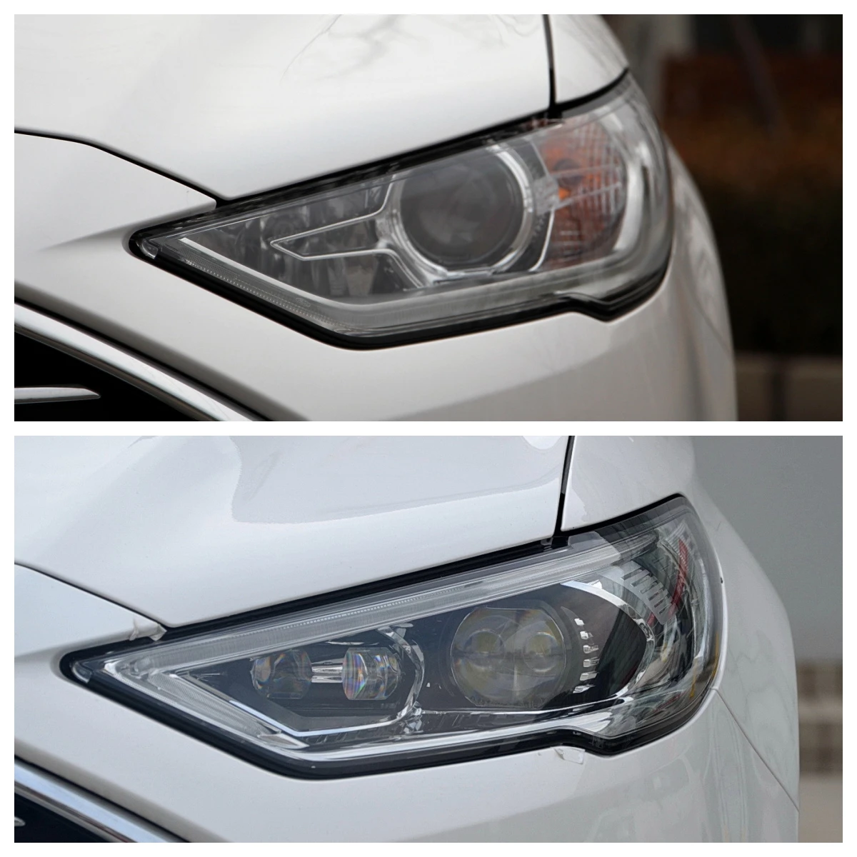 For Ford Mondeo 2017 2018 2019 2020 Car Accessories Replace A Transparent PC Lights Shell Protective Headlight