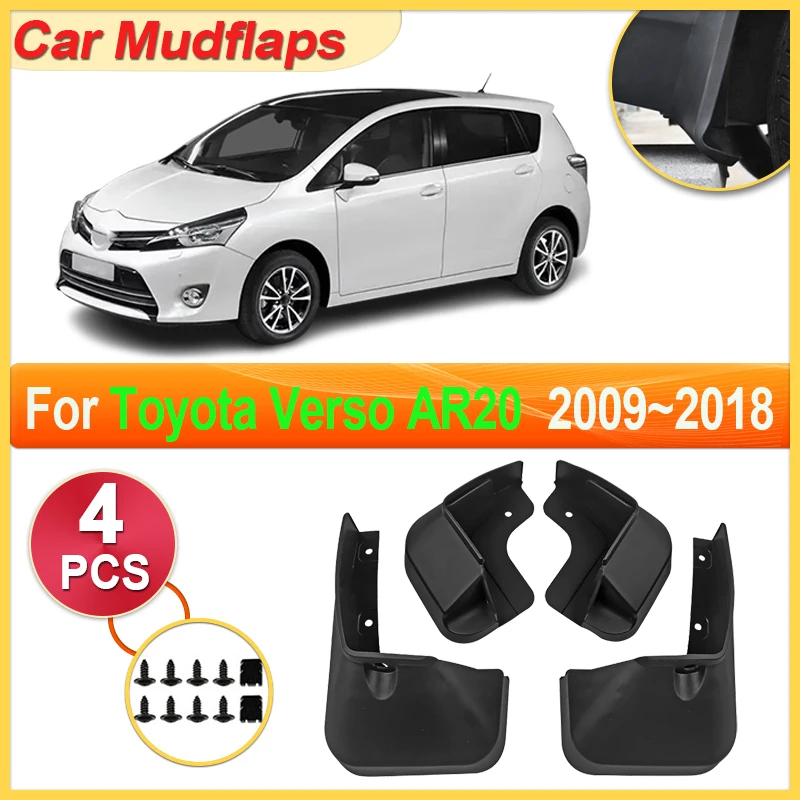 

Car Mudflap Tool For Toyota Verso AR20 Accessories 2009~2018 2017 Mudguard Part Splash Fender Flare Cover Guard Auto Mud Protect