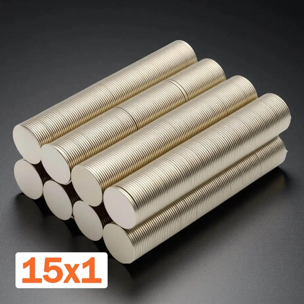

15x1mm Super Strong Magnet N35 Round Magnetic NdFeB Neodymium Magnet Powerful Disc imanes Refrigerator Magnets ﻿