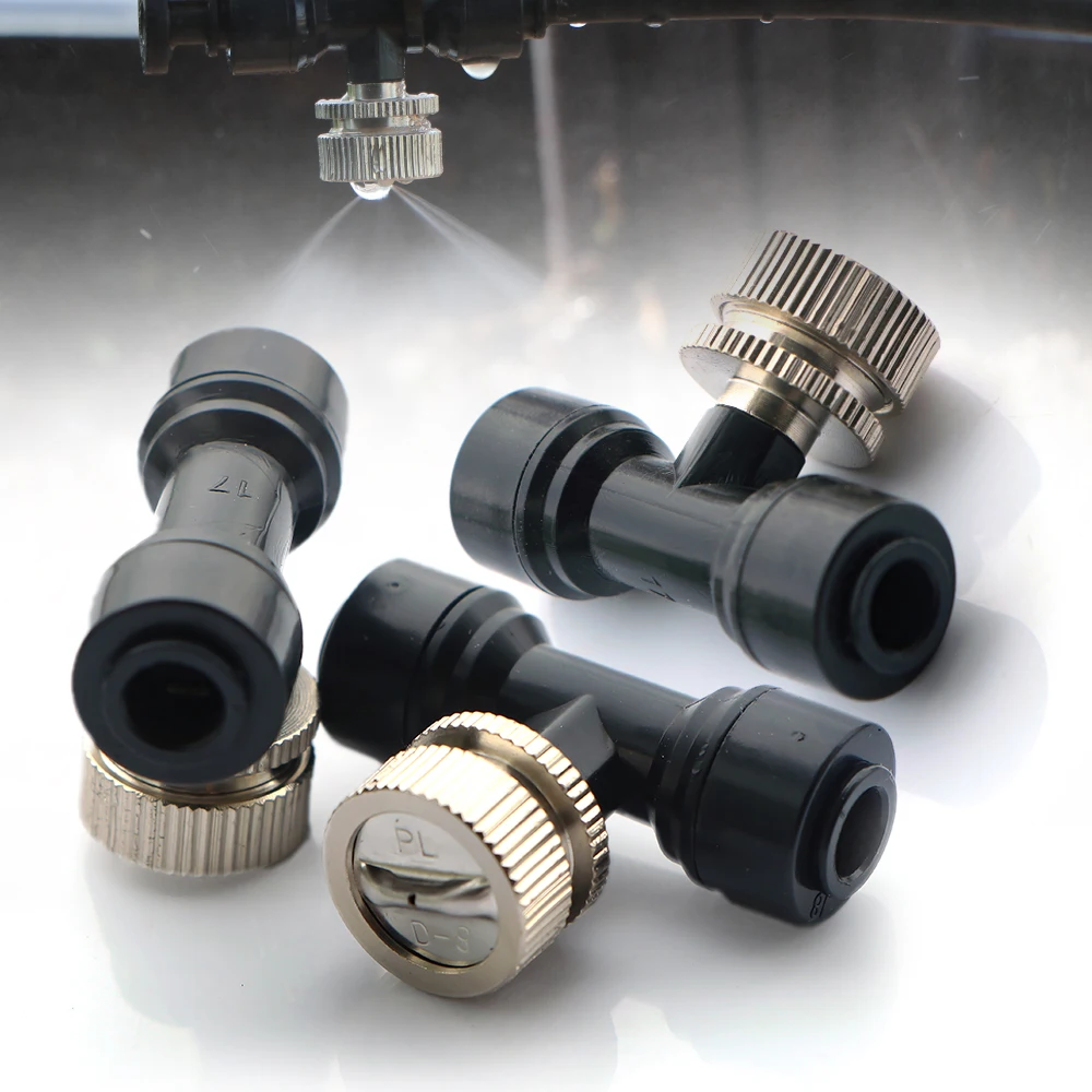 0.5mm Fan-Type Misting Nozzles Atomizer Sprinklers 1/4