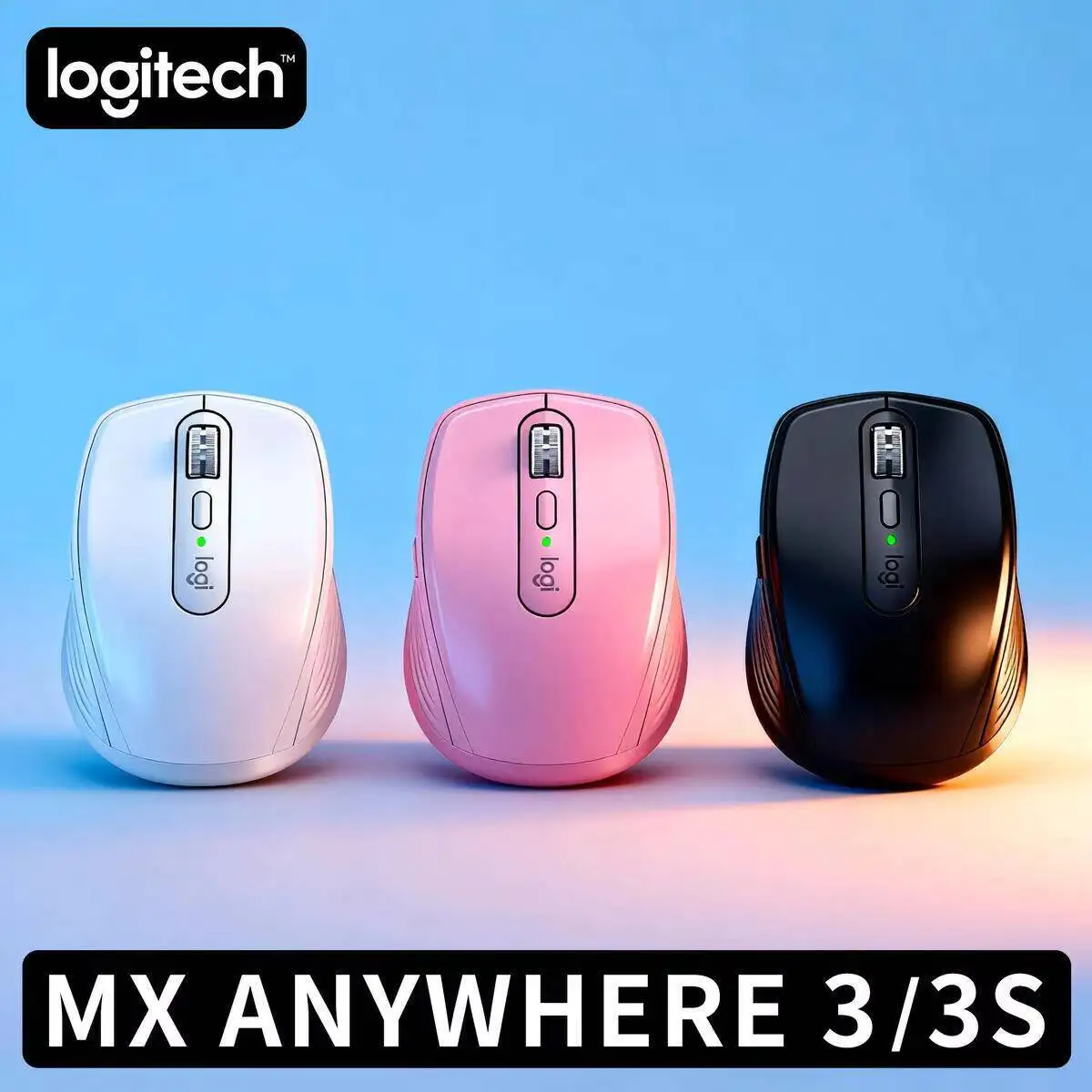 

Premium MX Anywhere 3S Mouse - 8K DPI, 3-Device Sync, MagSpeed Scroll, Ideal for Retail Studio & Travel Work