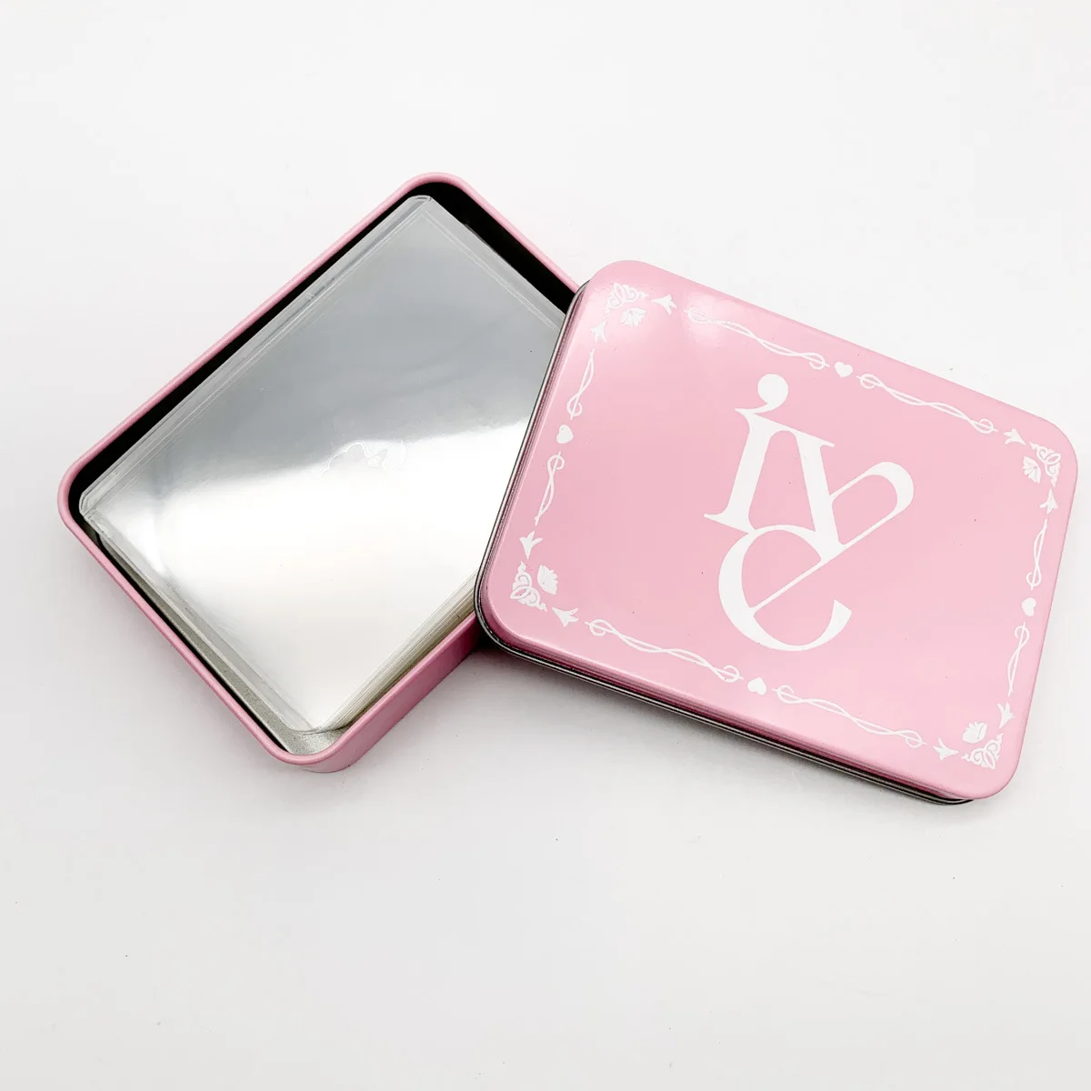 크리 에이 티브 디자인 아이언 박스 11.5*8.5*2.2cm 보관함 아이돌 카드 보관함 Wonyoung Yujin Rei Gaeul Leeseo Liz Kpop