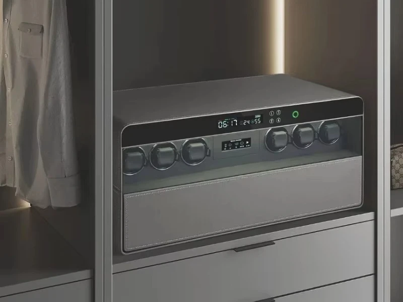 Шейкер для часов, защитный ящик, кожаный шкаф, корзина, гардероб, ящик для отпечатков пальцев, пароль, ящик для хранения безопасности