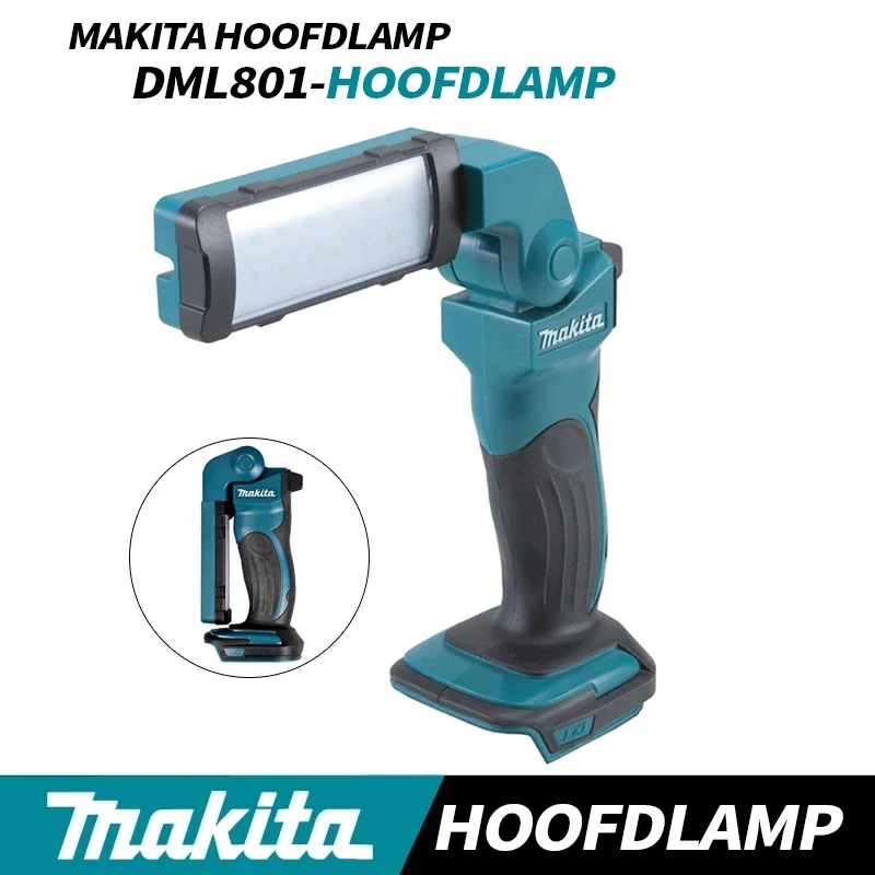 Makita DML801 Searchlight LED 18V LXT Outdoors Indoor Construction Site Multipurpose Portable 240LM makita Flashlight Bare Tool