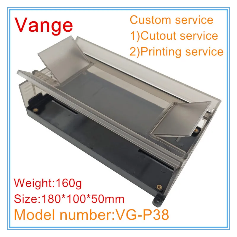 Vange PLC junction box 180*100*50mm ABS plastic enclosure PCB apparatus housing