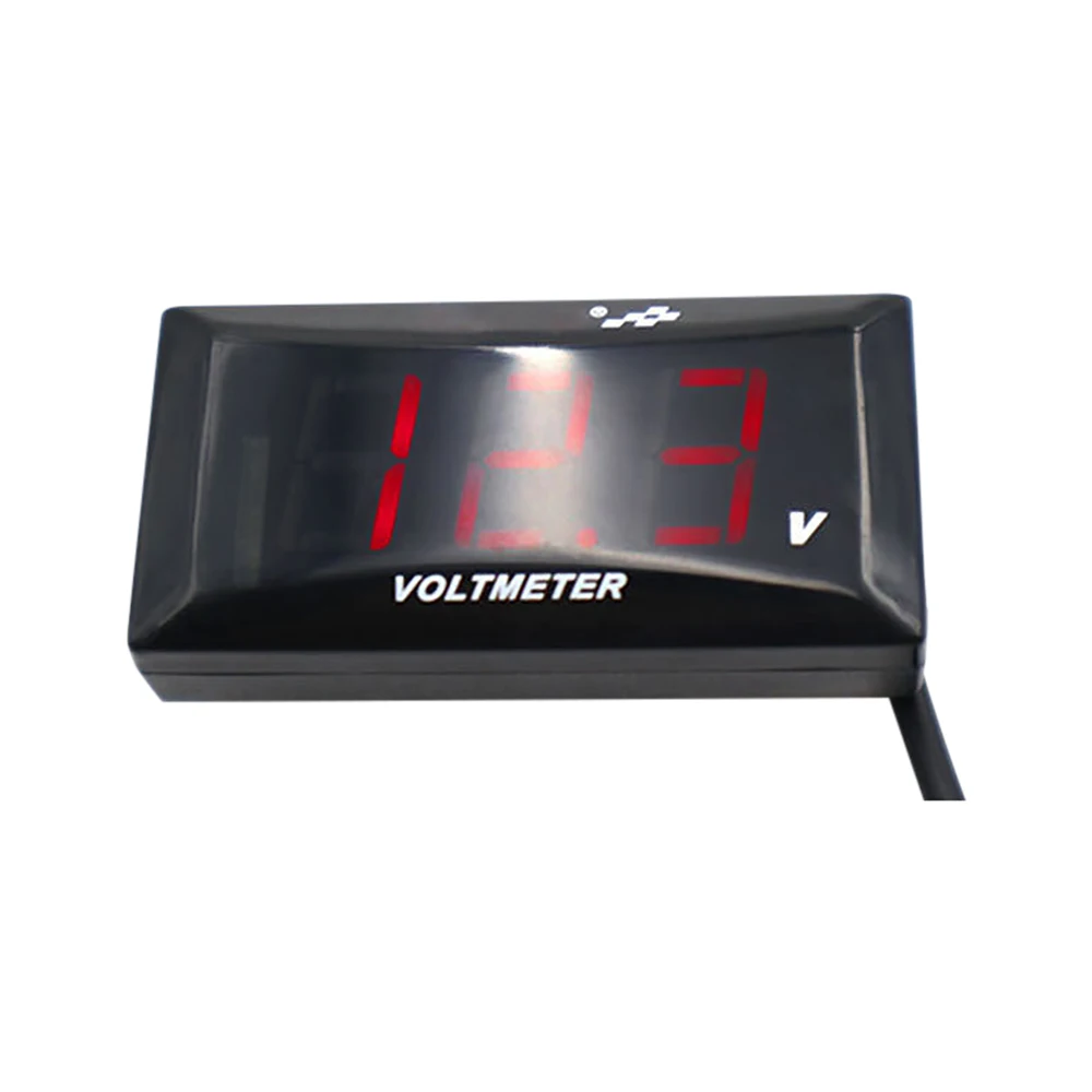 New LED Voltmeter For Car Motorcycle 12V LCD Display Digital Panel Volt Voltage Meter DC 12-150V Measuring Tool Voltmeter Tester