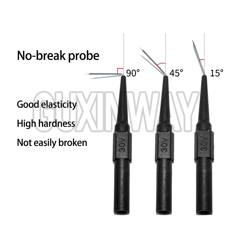 30V Car Tip Probes Diagnostic Tools Auto Multimeter Test Leads Extention Back Piercing Needle Tip Probes Mechanical Tools