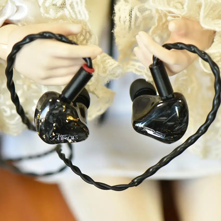 سماعات أذن Softears RSV RS5 5BA IEMs داخل الأذن HIFI لمراقبة الموسيقى DJ Studio Bass ستيريو عشاق الصوت الموسيقي سماعات أذن