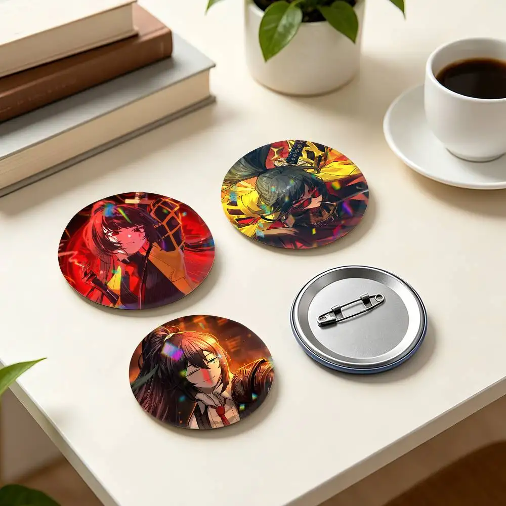 Story mobile game L-Limbus C-Company  25 32 44 58 75mm Badges Personalized Round Brooches Pins Accessory Gift