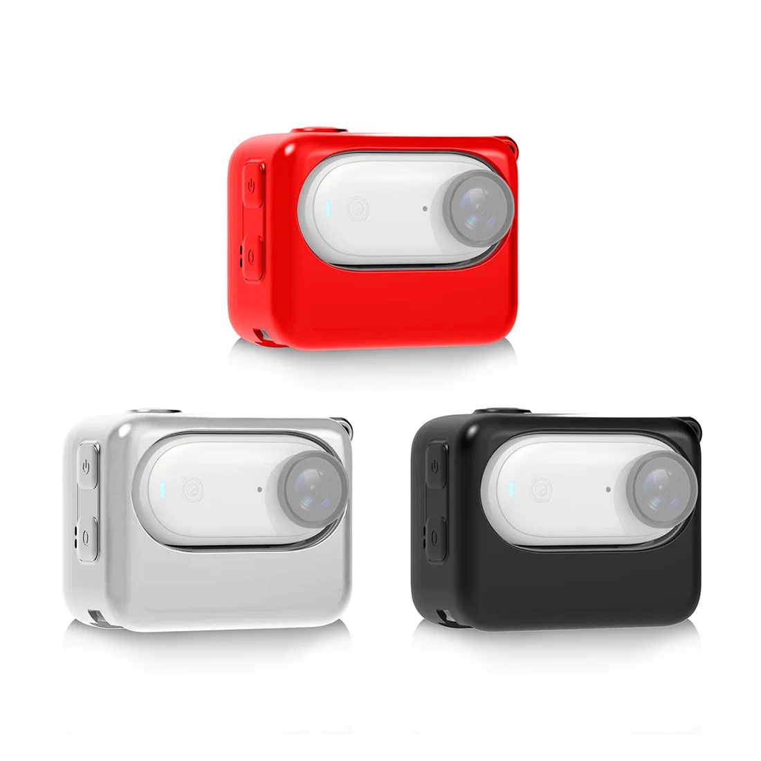 For Insta360 GO 3S Camera Silicone Protective Case Non-Slip and Drop Resistant