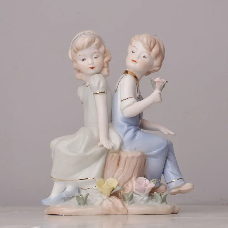 Cute boy and girl ornament creative gift bedroom partition placement gift gift creative jewelry home
