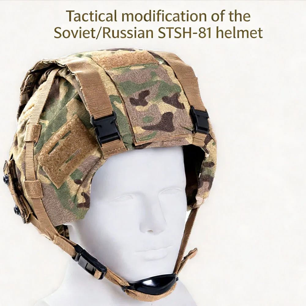 

Airsoft Hunting Helmet Cover Tactical Helmet Cover Outdoor Sports Airsoft Gear Tactical Camouflage Cloth Cover for 81 Helmet