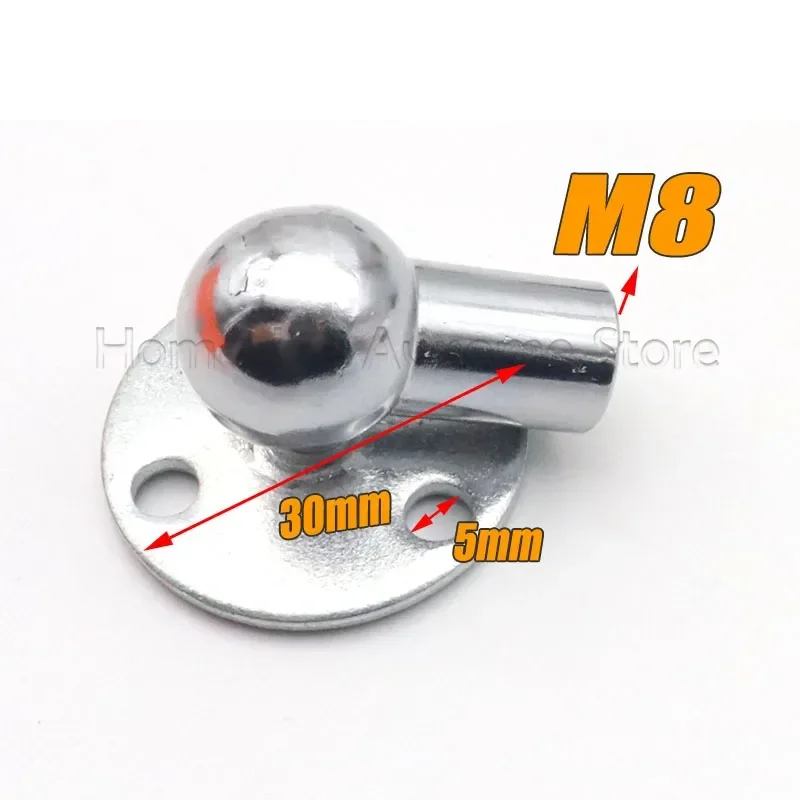 2Pcs M5/M6/M8 Female/Male Thread Car Gas Spring Universal Strut Joint Connector End Fitting Connectors Replacement Fixed