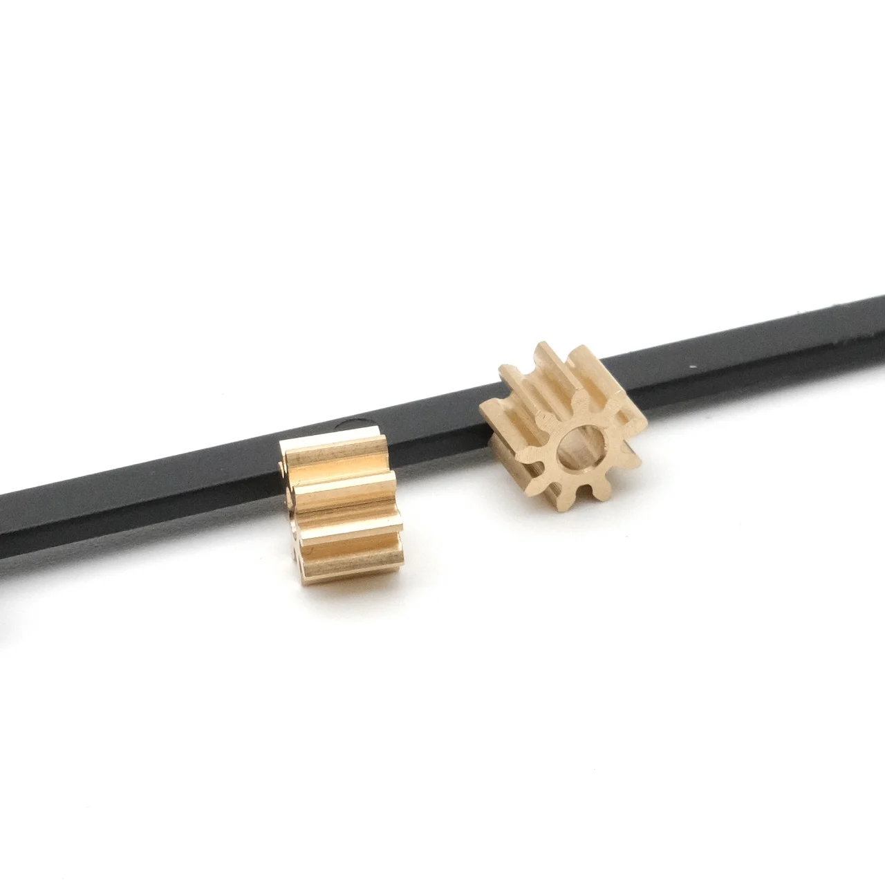 2mm-5mm Low-Noise Metal Gear 0.8 Modulus 8-60 Teeth for Model Car Robot Automation Copper Spur Gear