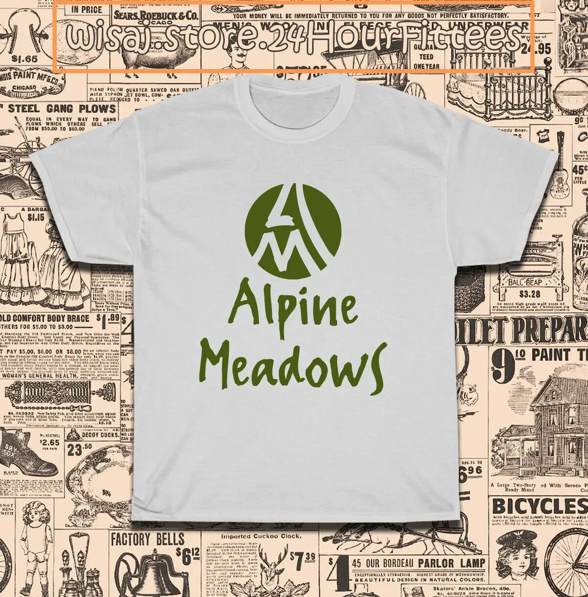 Alpine Meadows Ski Resort Men's T-Shirt American Size S-5Xl T-Shirt