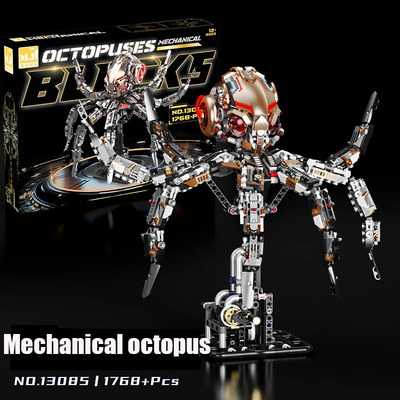 Tecnico Meccanico Tyrannosaurus rex Libellula Polpo Balena Aquila Building Blocks Assemblare Mattoni Giocattolo Regalo Per I Bambini Bambini