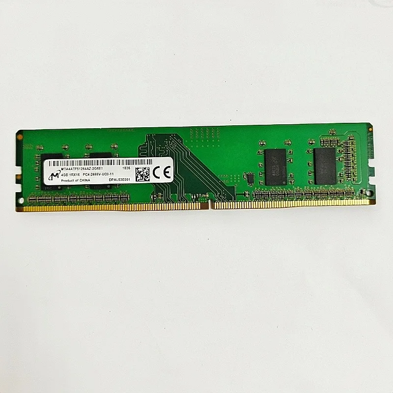 

Micron desktop RAMs DDR4 4GB 2666MHz desktopMemory ddr4 4GB lR x 16 PC4- 2666V - UCO DIMM desktop memory 1.2V I pcs